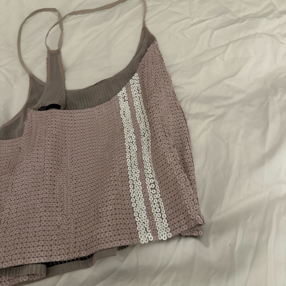 Tibi Sequin Razor Back top - Picture 4 of 9